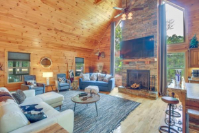 Upscale Coosawattee Cabin with Hot Tub and Fire Pit!